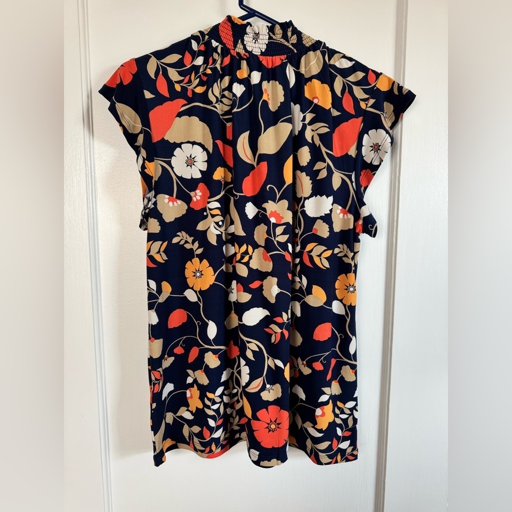 Anne Klein Floral Print Blouse - Picture 2 of 3